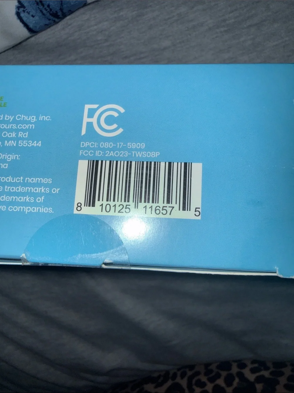 Unicorn TWS Earbuds Face Changing Case - Blue
